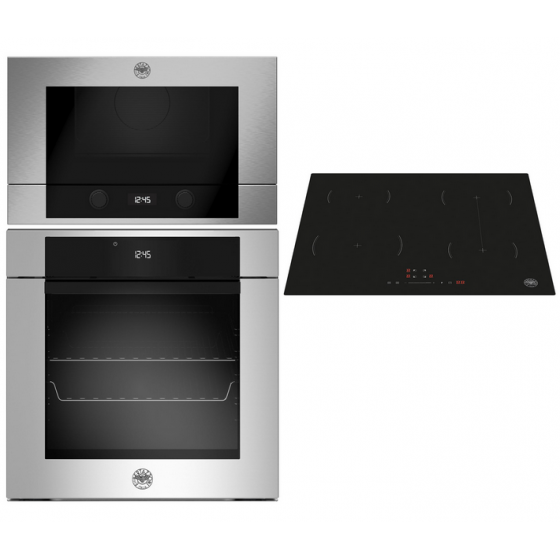 BERTAZZONI F60 11 MOD P L Χ/23 + P60 4I 1B 26NVS + F38 3 MOD MW S Χ Σετ Εντοιχισμού Φούρνος Εστία Μικροκυμάτων